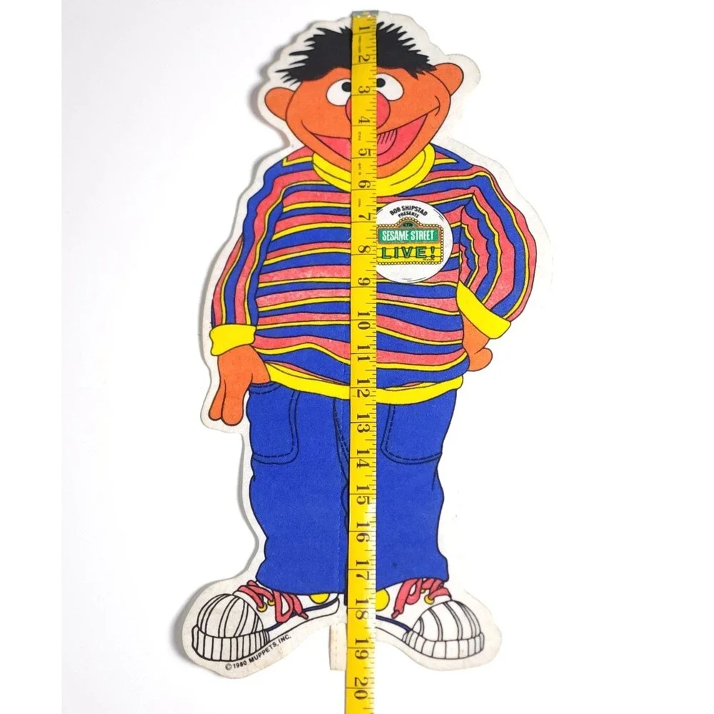 Vintage Sesame Street Felt Pennant Lot 1980's‎